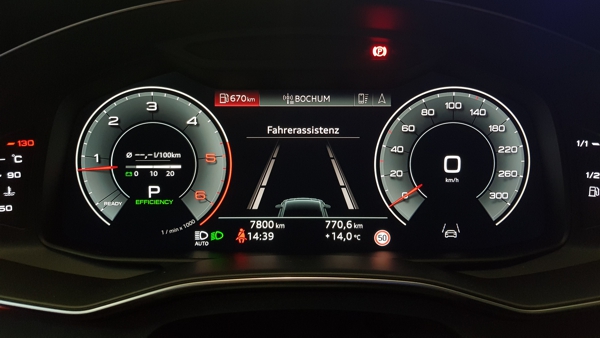 A7 4K C8 Verkehrkehrszeichenerkennung 2