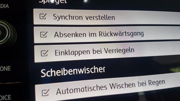VW Arteon Beifahrerspiegelabsenkung